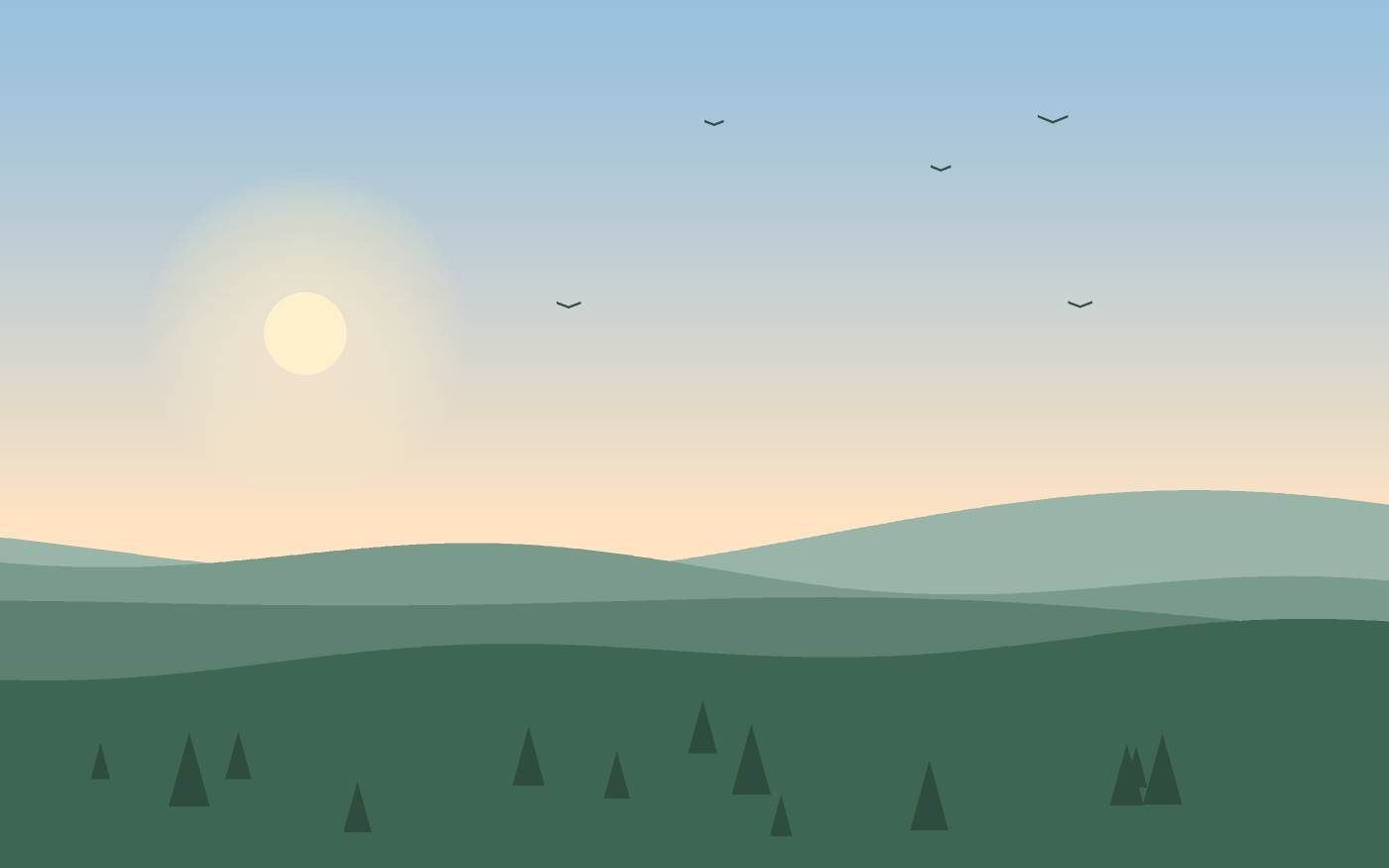 Landschapsillustratie