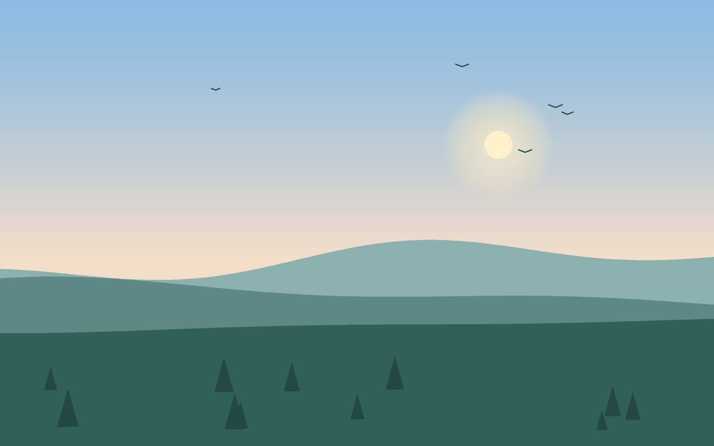 Landschapsillustratie