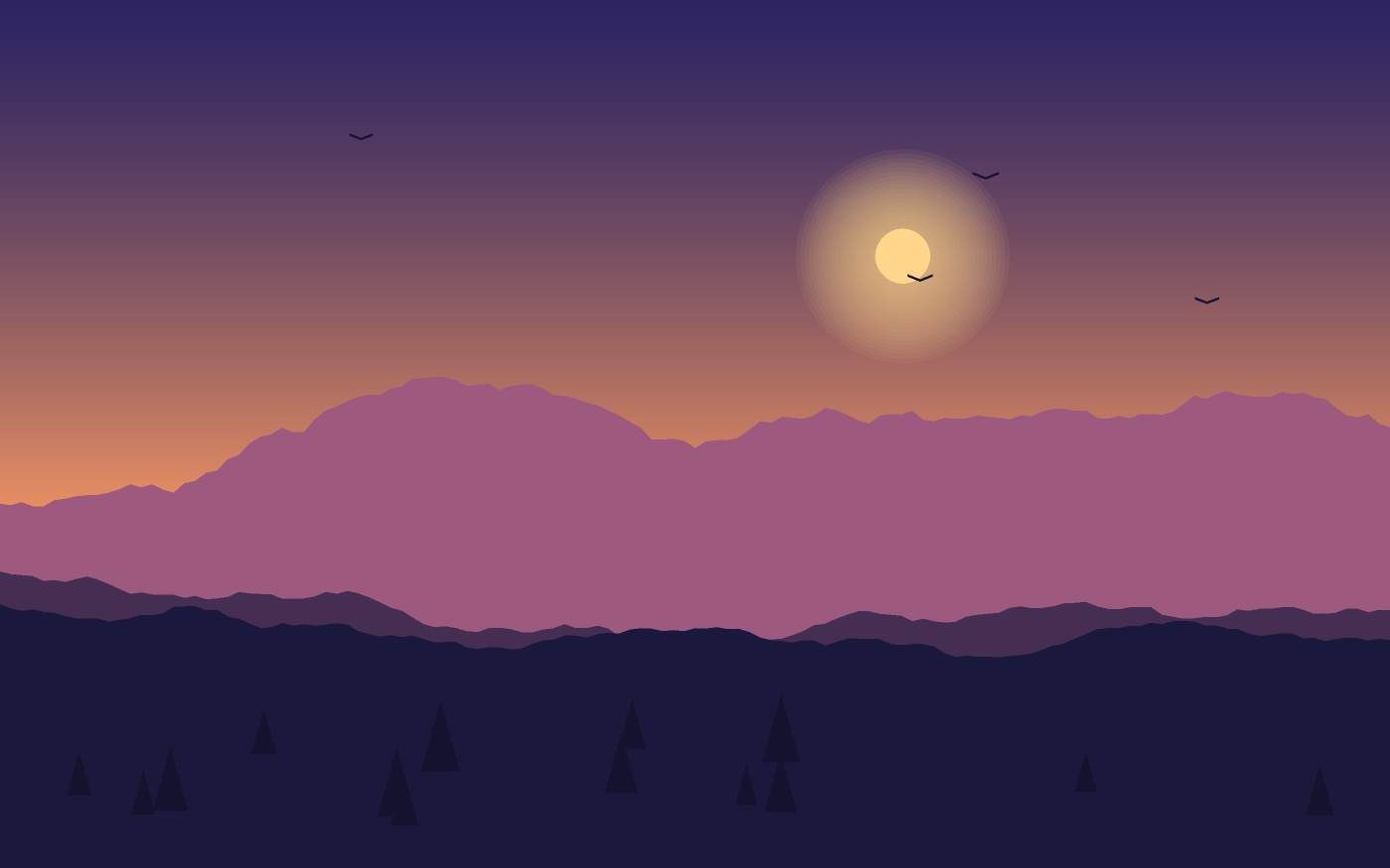 Landschaftsillustration