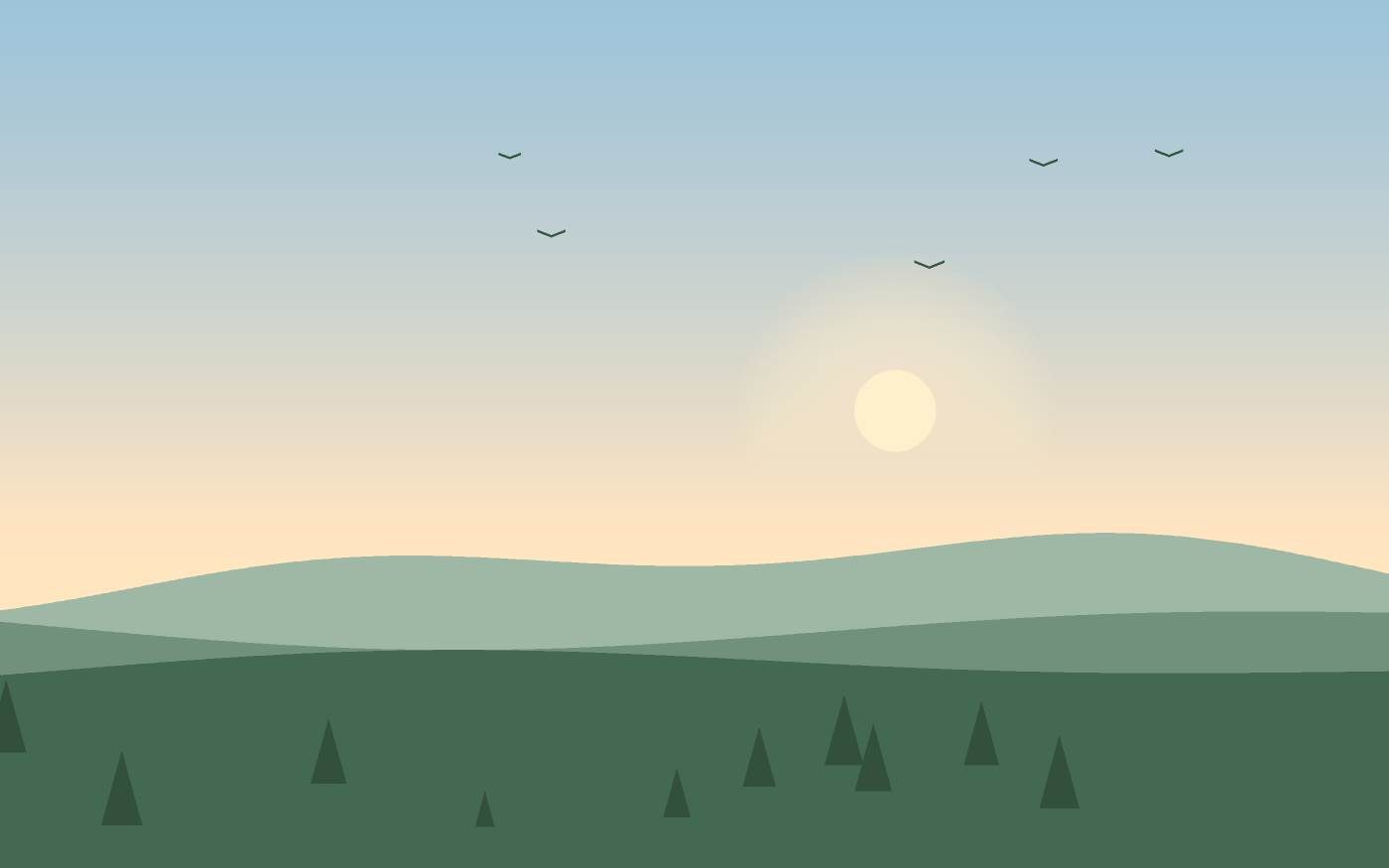 Landschaftsillustration
