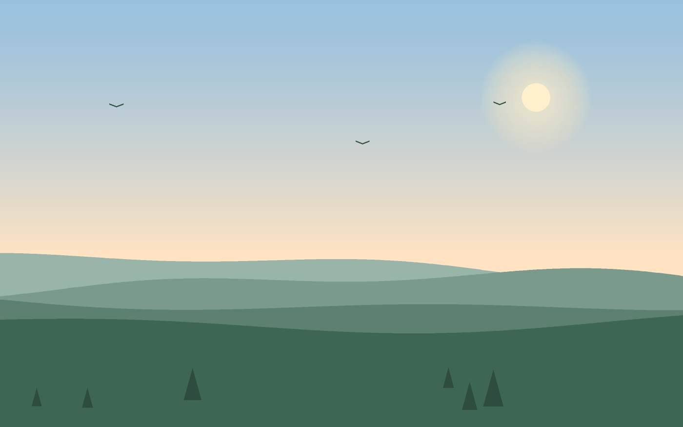 Landschaftsillustration