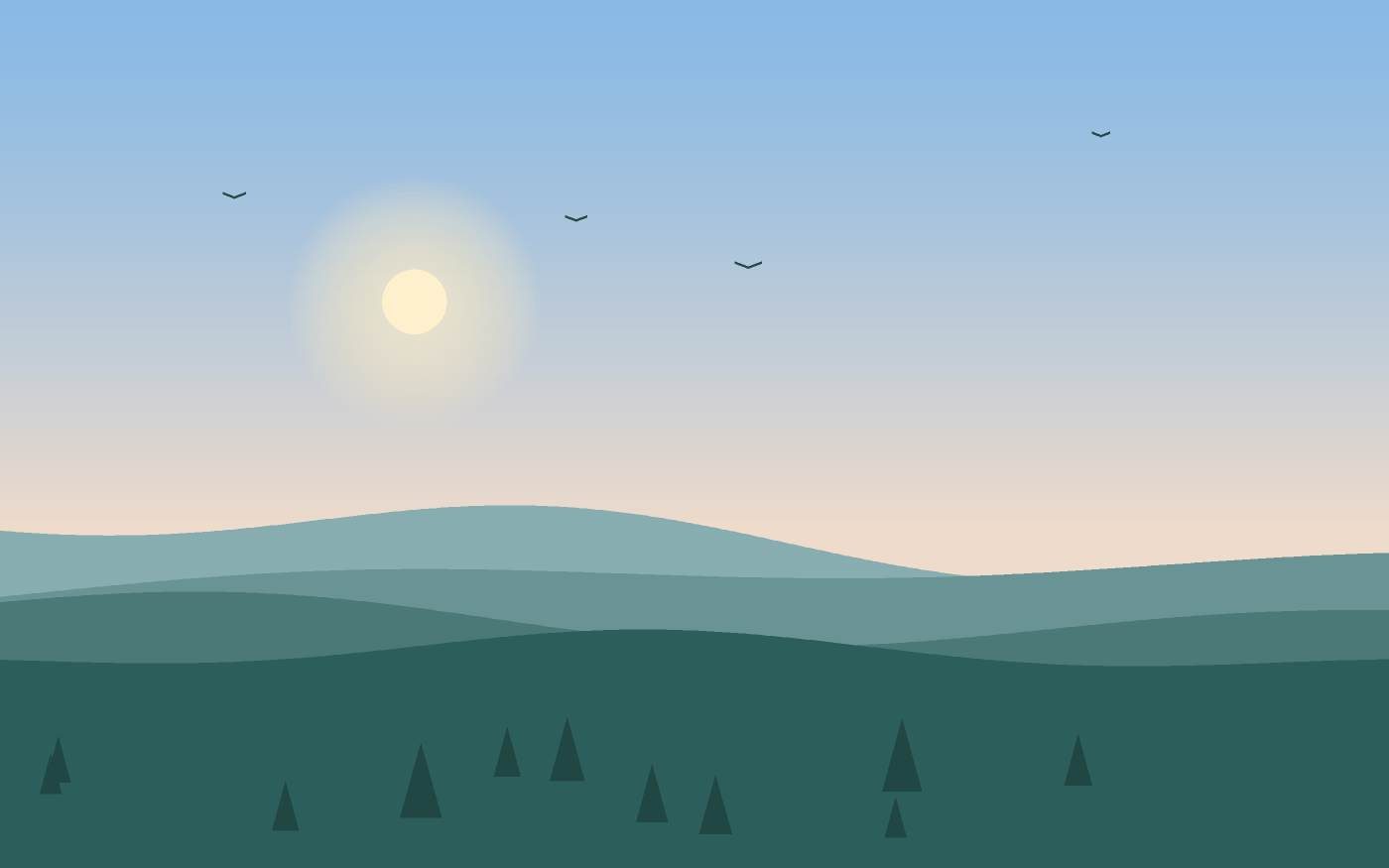 Ilustración de un paisaje