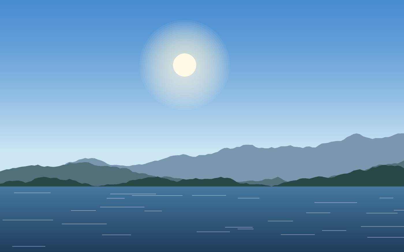Landschapsillustratie