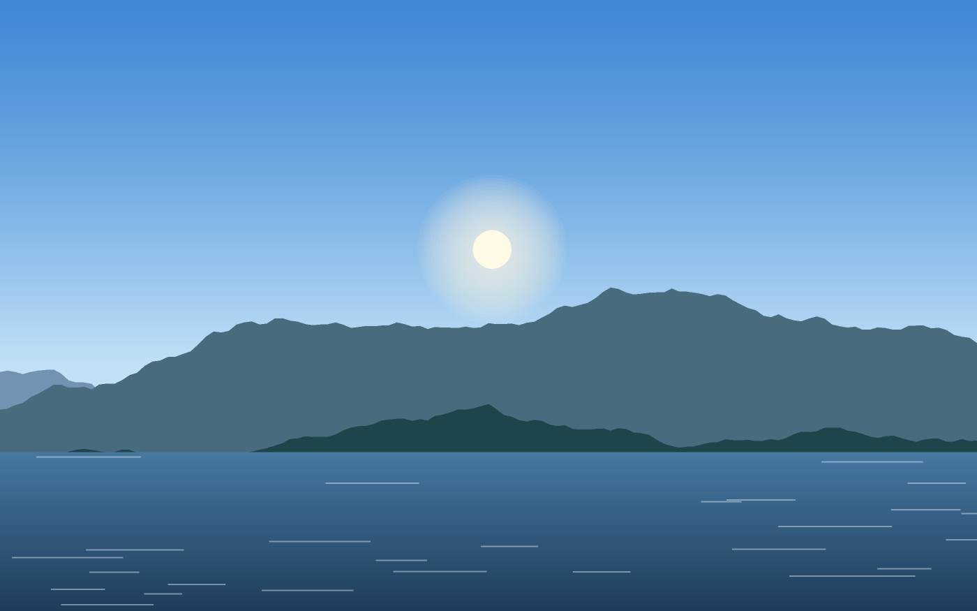 Landschapsillustratie