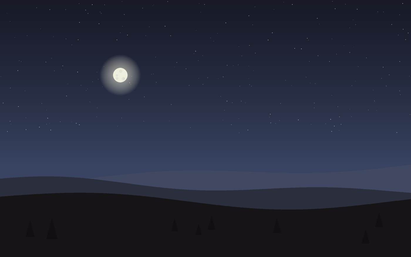 Ilustração de uma paisagem